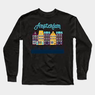 Amsterdam Netherlands - Bicycle Europe Long Sleeve T-Shirt